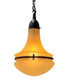 Art Nouveau Luzette Pendant Lamp by Peter Behrens for Siemens, 1900s